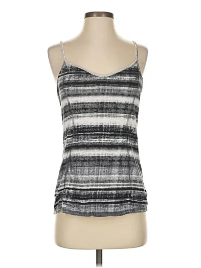 Pre-owned Athleta Tank Top Silver Strapless Neckline Tops