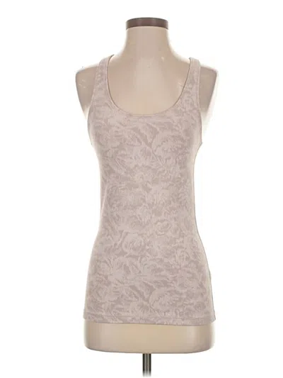 Pre-owned Athleta Tank Top Tan Halter Neckline Tops