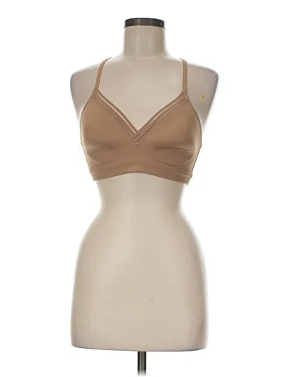 Pre-owned Athleta Tank Top Tan Halter Neckline Tops