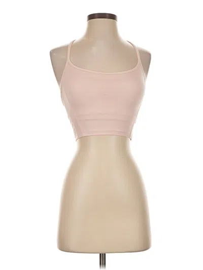 Pre-owned Athleta Tank Top Tan Halter Neckline Tops