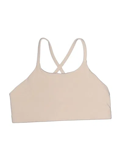 Pre-owned Athleta Kids' Tank Top Tan Halter Neckline Tops