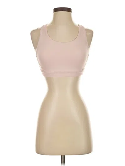 Pre-owned Athleta Tank Top Tan Halter Neckline Tops In Brown