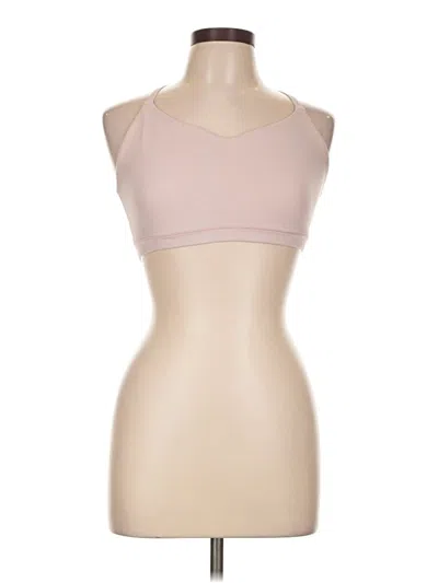 Pre-owned Athleta Tank Top Tan Strapless Neckline Tops