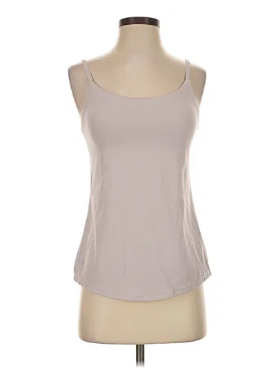 Pre-owned Athleta Tank Top Tan Strapless Neckline Tops