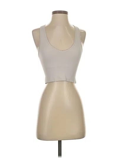 Pre-owned Athleta Tank Top Tan Strapless Neckline Tops In Brown