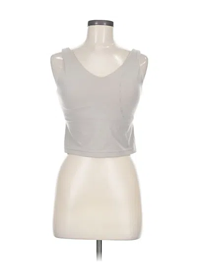 Pre-owned Athleta Tank Top Tan Strapless Neckline Tops In Brown