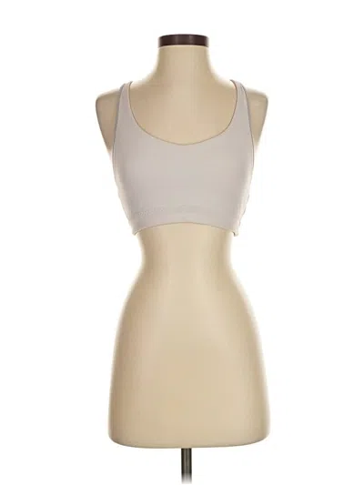 Pre-owned Athleta Tank Top Tan Strapless Neckline Tops In Brown