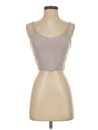 Pre-owned Athleta Tank Top Tan Strapless Neckline Tops In Brown