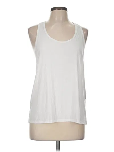 Athleta Tank Top White Halter Neckline Tops