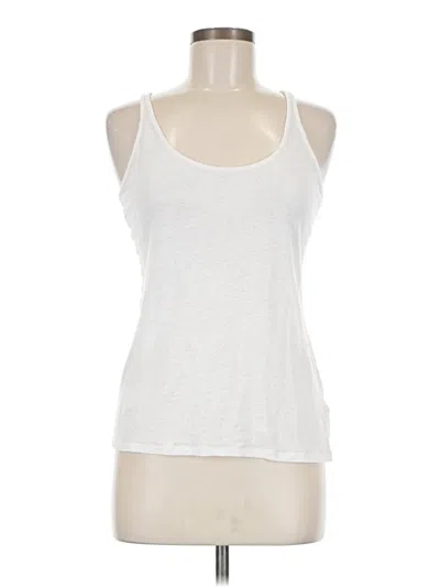 Pre-owned Athleta Tank Top White Halter Neckline Tops