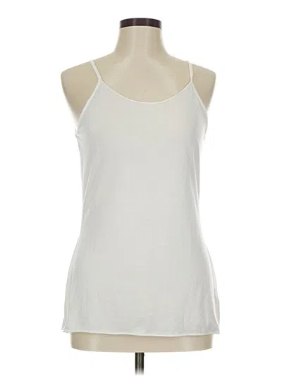 Pre-owned Athleta Tank Top White Halter Neckline Tops