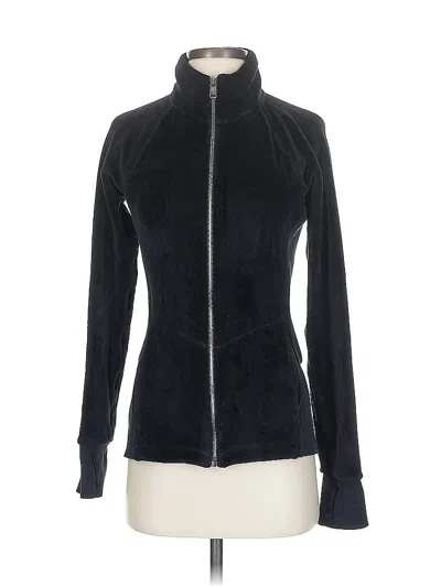 Pre-owned Athleta Track Jacket In Black