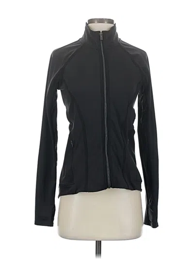 Pre-owned Athleta Track Jacket In Black