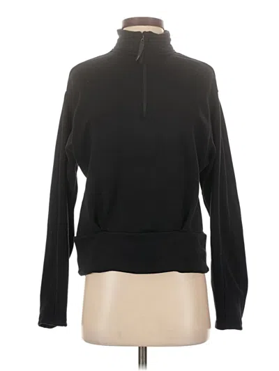 Pre-owned Athleta Track Jacket In Black