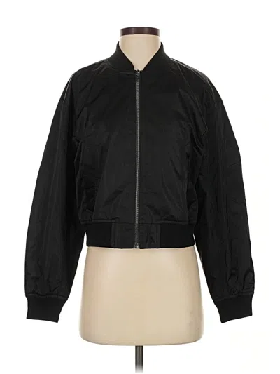 Pre-owned Athleta Track Jacket In Black