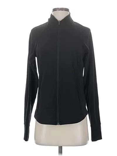 Pre-owned Athleta Track Jacket In Black