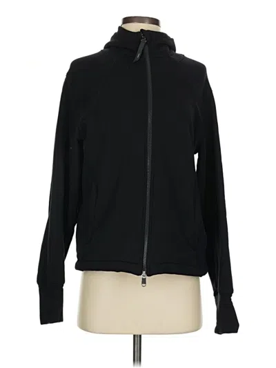 Pre-owned Athleta Track Jacket In Black