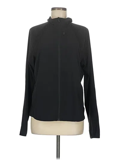 Pre-owned Athleta Track Jacket In Black