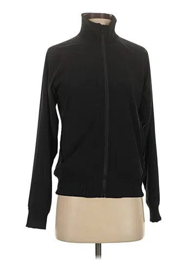 Pre-owned Athleta Track Jacket In Black