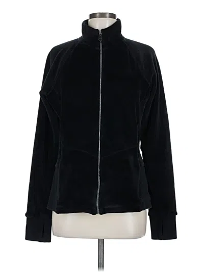 Pre-owned Athleta Track Jacket In Black