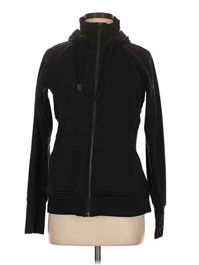 Pre-owned Athleta Track Jacket In Black