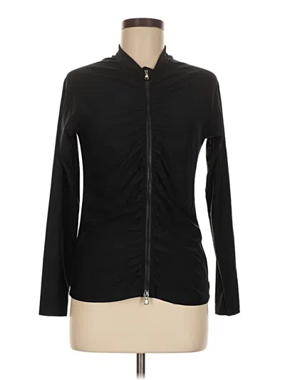 Pre-owned Athleta Track Jacket In Black