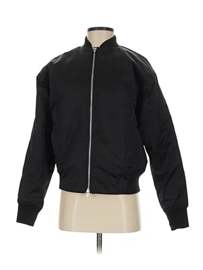Pre-owned Athleta Track Jacket In Black