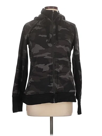 Pre-owned Athleta Track Jacket In Black