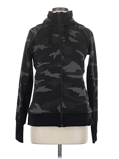 Pre-owned Athleta Track Jacket In Black