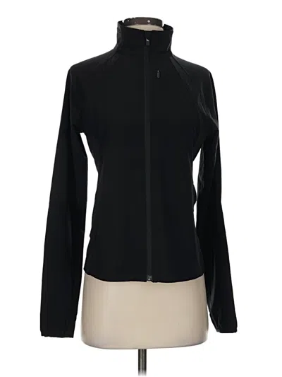 Pre-owned Athleta Track Jacket In Black