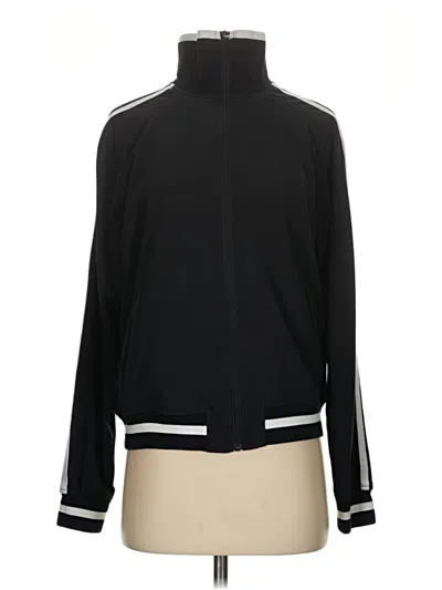 Pre-owned Athleta Track Jacket In Black