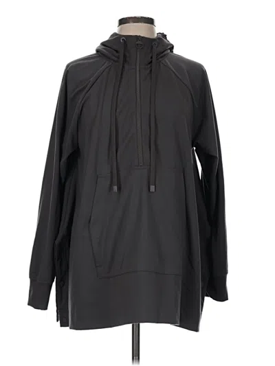 Pre-owned Athleta Track Jacket In Black