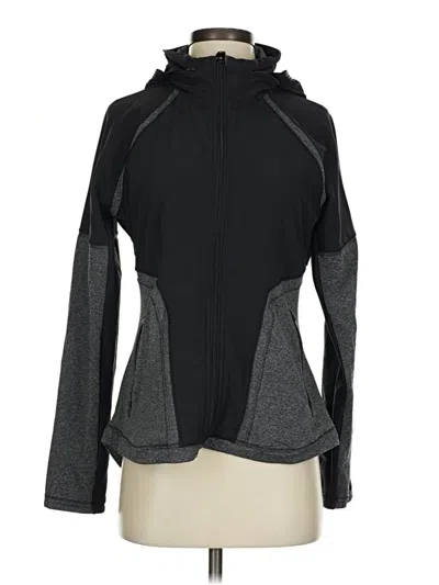 Pre-owned Athleta Track Jacket In Black