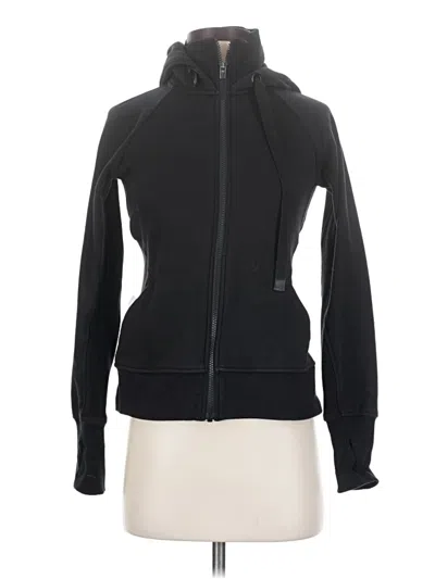 Pre-owned Athleta Track Jacket In Black