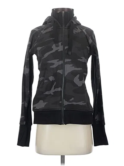 Pre-owned Athleta Track Jacket In Black