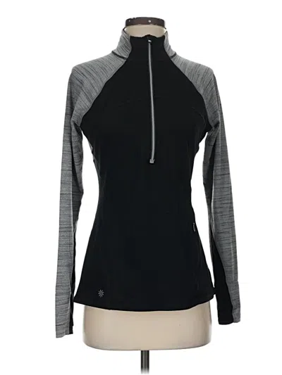 Pre-owned Athleta Track Jacket In Black
