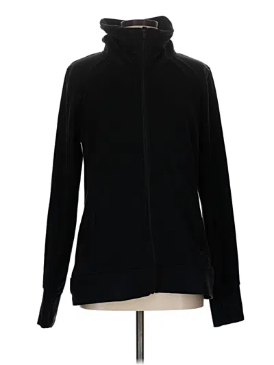 Pre-owned Athleta Track Jacket In Black