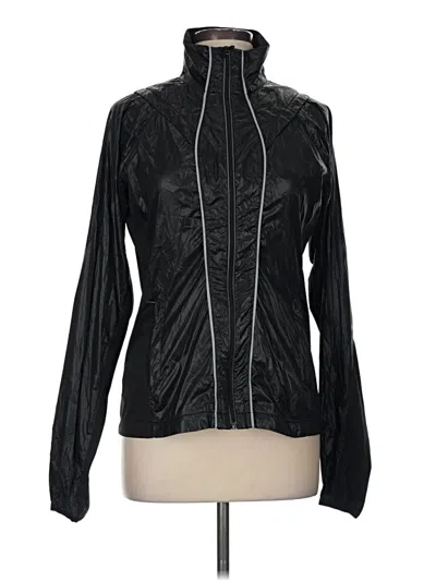 Pre-owned Athleta Track Jacket In Black