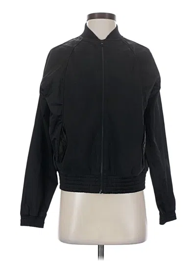 Pre-owned Athleta Track Jacket In Black