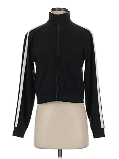 Pre-owned Athleta Track Jacket In Black