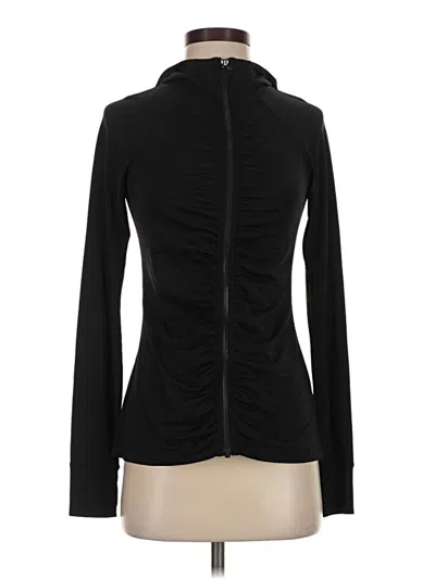 Pre-owned Athleta Track Jacket In Black
