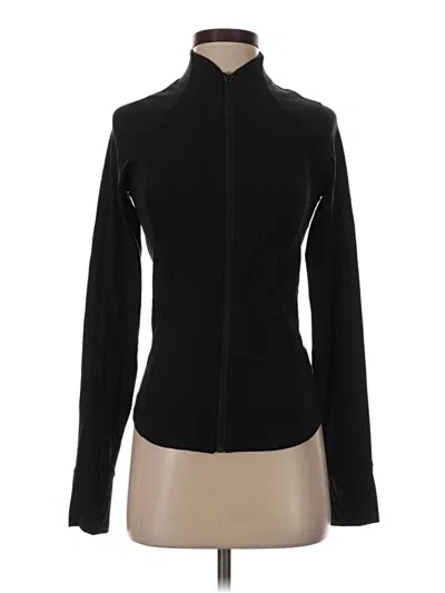 Pre-owned Athleta Track Jacket In Black
