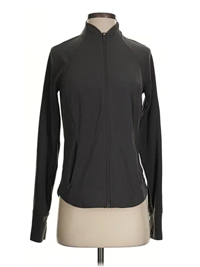 Pre-owned Athleta Track Jacket In Black