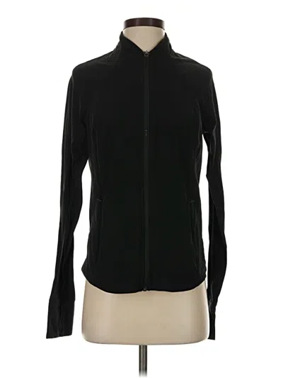 Pre-owned Athleta Track Jacket In Black