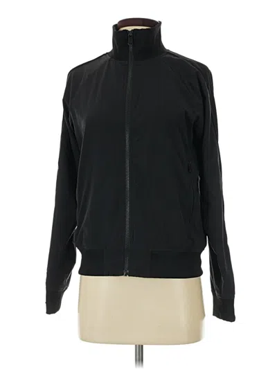 Pre-owned Athleta Track Jacket In Black