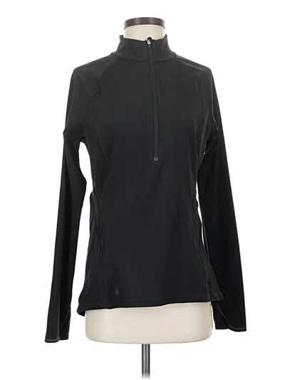 Pre-owned Athleta Track Jacket In Black