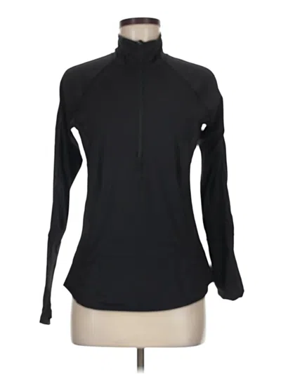 Pre-owned Athleta Track Jacket In Black
