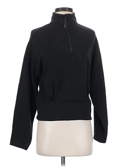 Pre-owned Athleta Track Jacket In Black