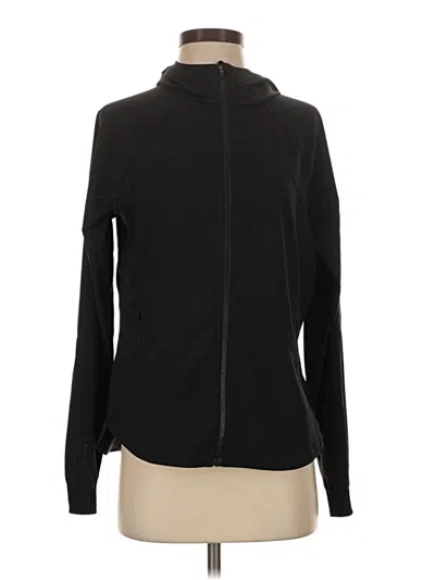 Pre-owned Athleta Track Jacket In Black