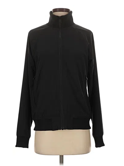 Pre-owned Athleta Track Jacket In Black